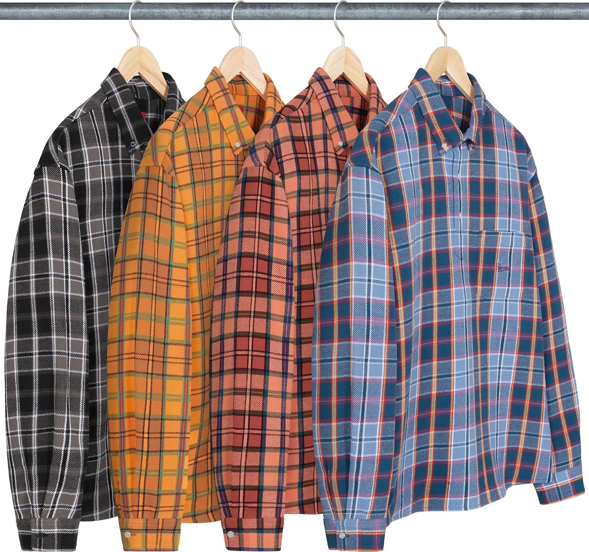 Pullover Plaid Flannel Shirt